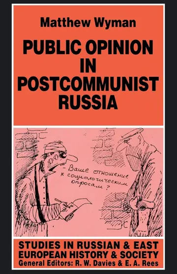 Cover of Public Opinion in Postcommunist Russia