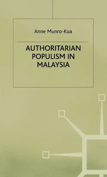 Cover of Authoritarian Populism in Malaysia