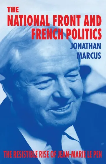 Cover of The National Front and French Politics