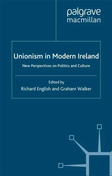 Cover of Unionism in Modern Ireland