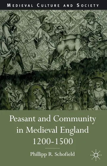 Cover of Peasant and Community in Medieval England, 1200-1500