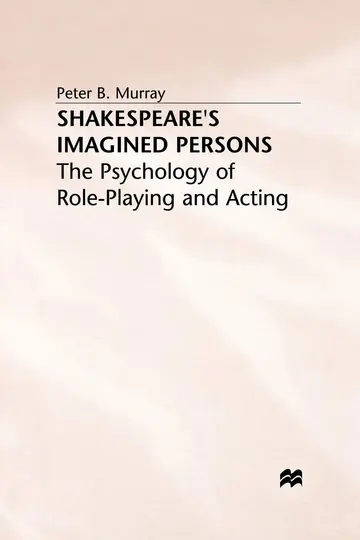 Cover of Shakespeare’s Imagined Persons