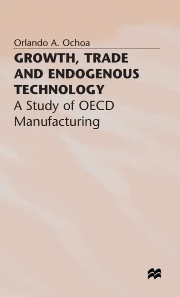 Cover of Growth, Trade and Endogenous Technology