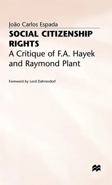 Cover of Social Citizenship Rights