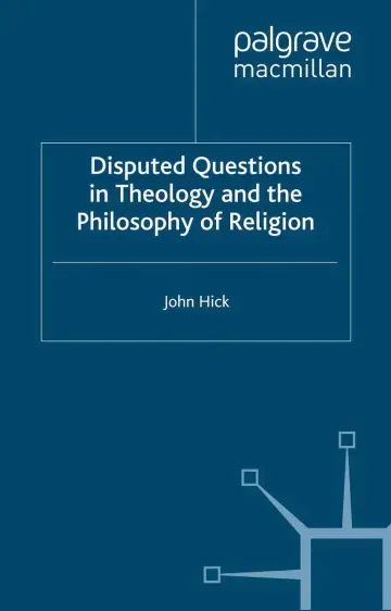 Cover of Disputed Questions in Theology and the Philosophy of Religion