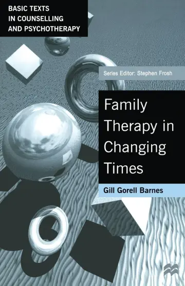 Cover of Family Therapy in Changing Times