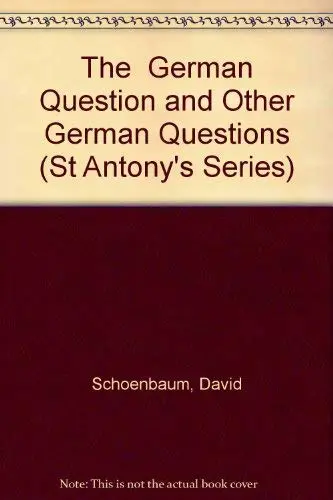 Cover of The " German Question and Other German Questions