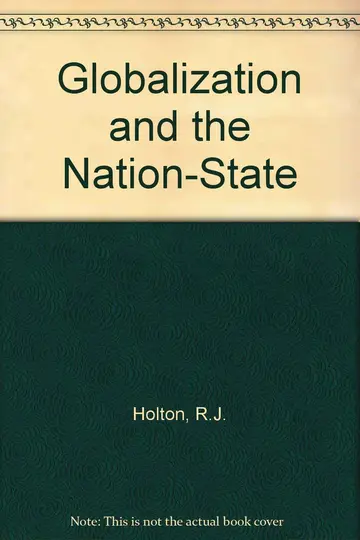 Cover of Globalization and the Nation-state