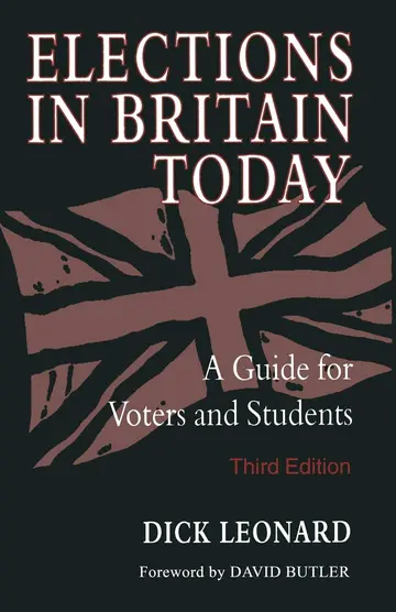 Cover of Elections in Britain Today