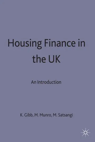 Cover of Housing Finance in the UK