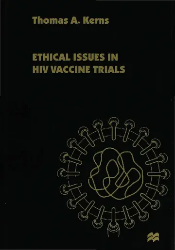 Cover of Ethical Issues in HIV Vaccine Trials