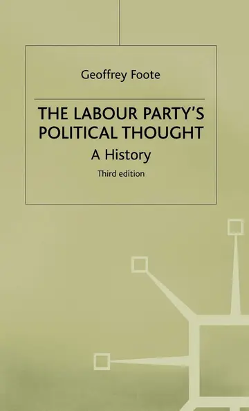Cover of The Labour Party's Political Thought