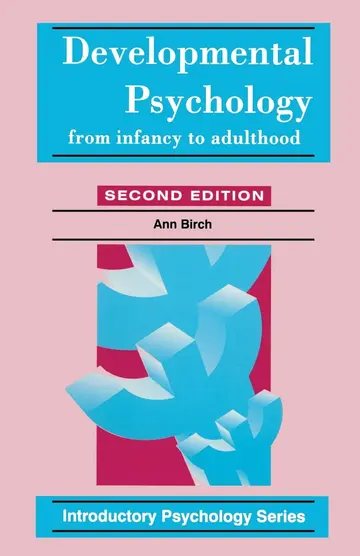 Cover of Developmental Psychology