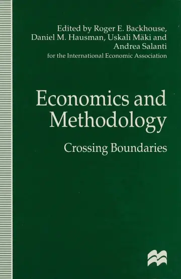 Cover of Economics and Methodology