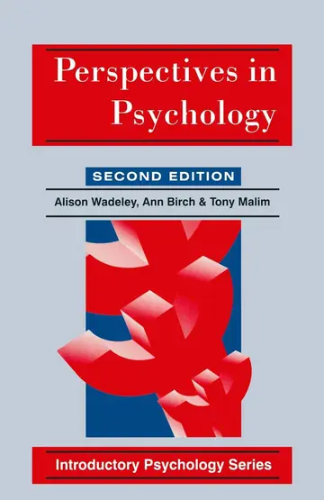 Cover of Perspectives in Psychology