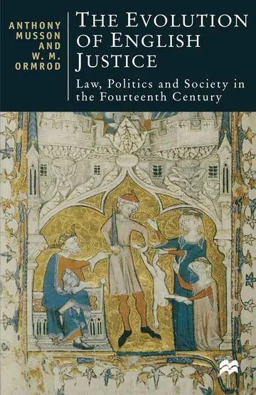 Cover of The Evolution of English Justice