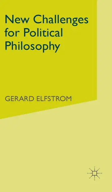Cover of New Challenges for Political Philosophy