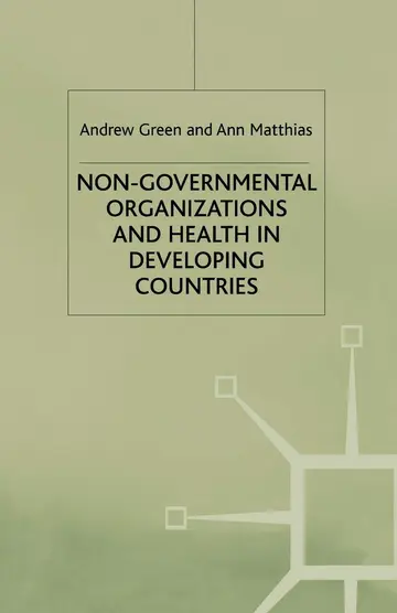 Cover of Non-Governmental Organizations and Health in Developing Countries