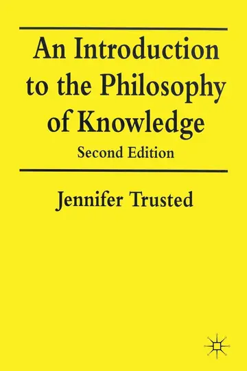 Cover of An Introduction to the Philosophy of Knowledge