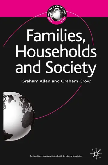 Cover of Families, Households and Society