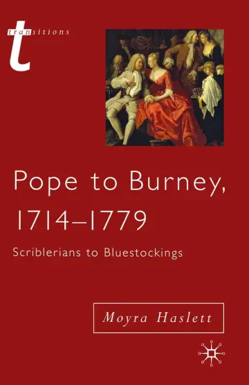 Cover of Pope to Burney, 1714-1779