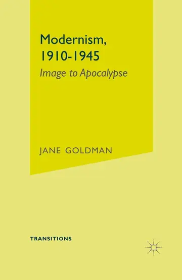 Cover of Modernism, 1910-1945