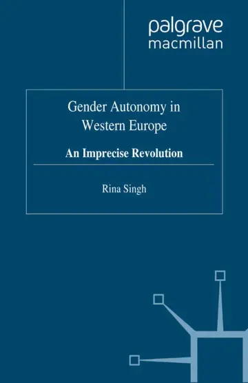 Cover of Gender Autonomy in Western Europe