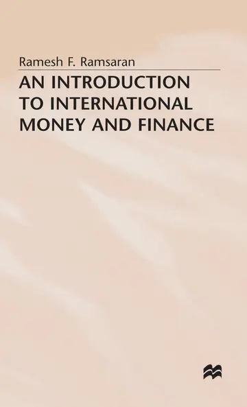 Cover of An Introduction to International Money and Finance