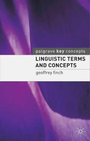 Cover of Linguistic Terms and Concepts