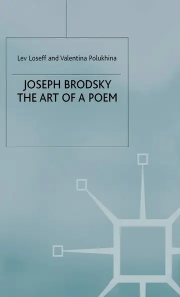 Cover of Joseph Brodsky