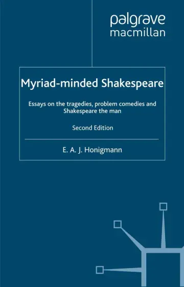 Cover of Myriad-Minded Shakespeare