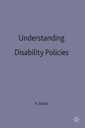 Cover of Understanding Disability Policies
