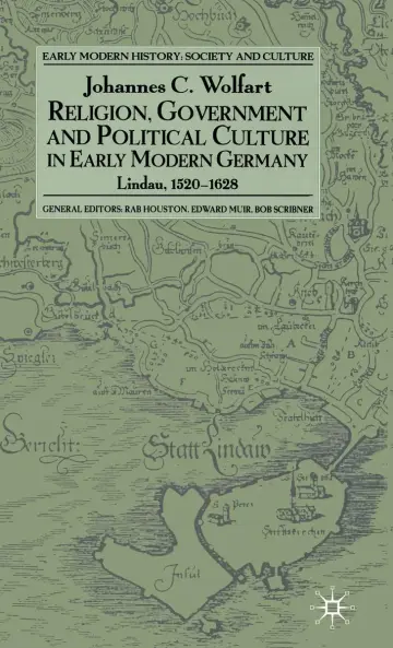 Cover of Religion, Government and Political Culture in Early Modern Germany
