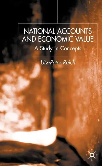 Cover of National Accounts and Economic Value