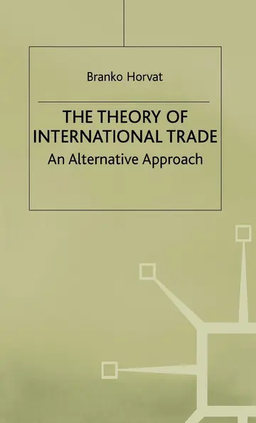 Cover of The Theory of International Trade