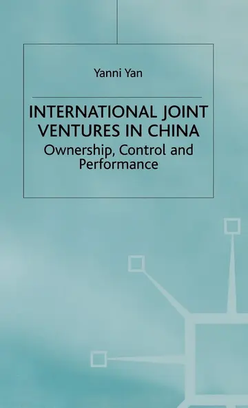 Cover of International Joint Ventures in China