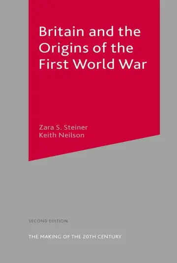 Cover of Britain and the Origins of the First World War