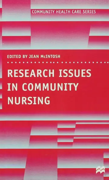 Cover of Research Issues in Community Nursing