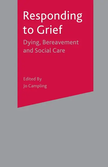 Cover of Responding to Grief