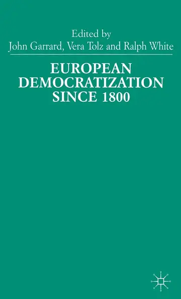 Cover of European Democratization since 1800