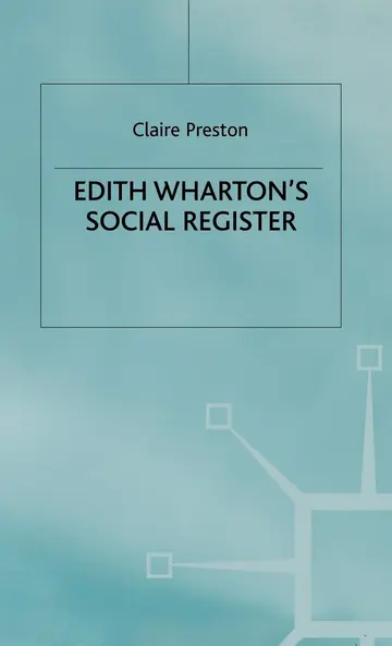 Cover of Edith Wharton's Social Register