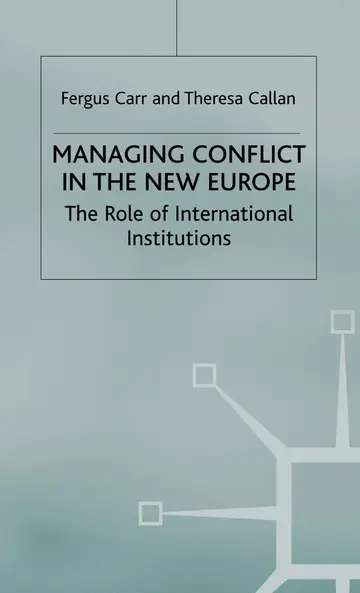 Cover of Managing Conflict in the New Europe