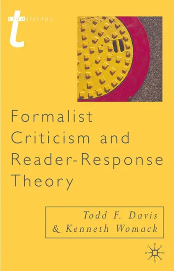 Cover of Formalist Criticism and Reader-Response Theory