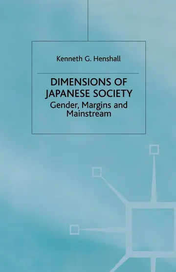 Cover of Dimensions of Japanese Society
