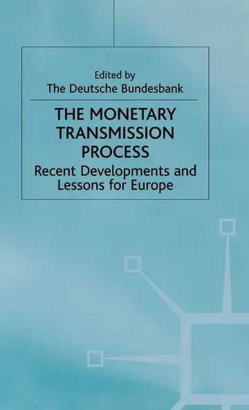 Cover of The Monetary Transmission Process