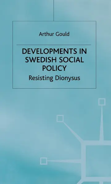 Cover of Developments in Swedish Social Policy