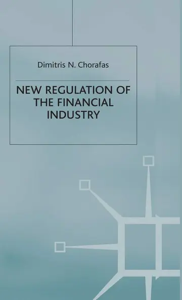 Cover of New Regulation of the Financial Industry