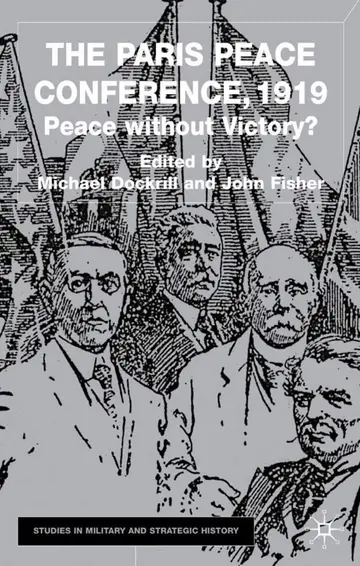 Cover of The Paris Peace Conference, 1919