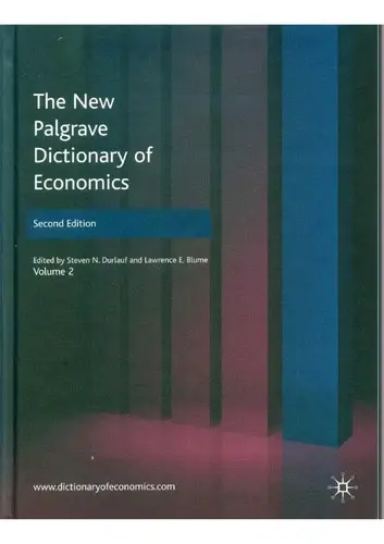 Cover of The New Palgrave Dictionary of Economics