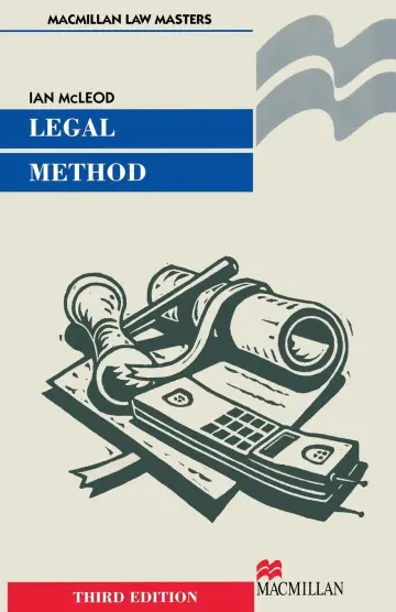 Cover of Legal Method
